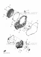 DEKSEL   MOTOR 1 voor Yamaha YZ 450 FX 2024