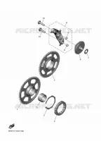 STARTMOTOR KOPPELINGS voor Yamaha YZ 450 FX 2024