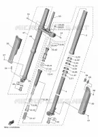 VOORVORK voor Yamaha YZ 450 FX 2024