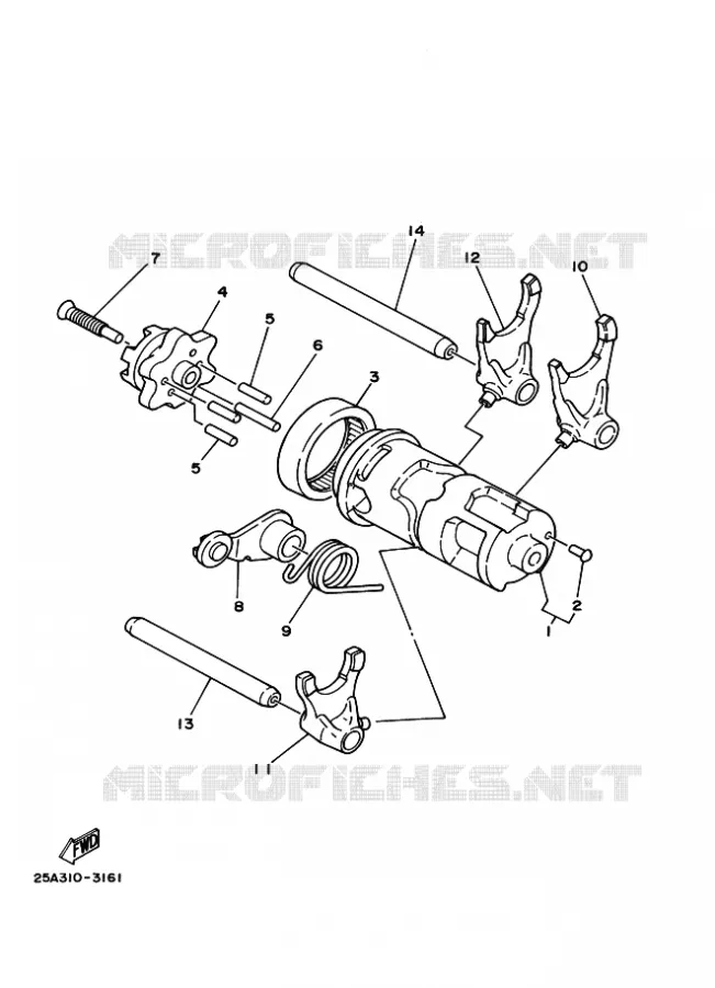 SCHAKELWALS Yamaha MOTO 230 2024 TTR  TT-R230R