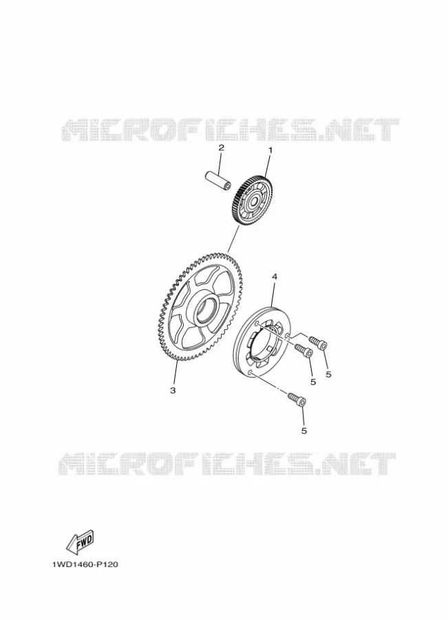 STARTMOTOR KOPPELINGS Yamaha MOTO 300 2023 MT  MT03AP / MTN320-A