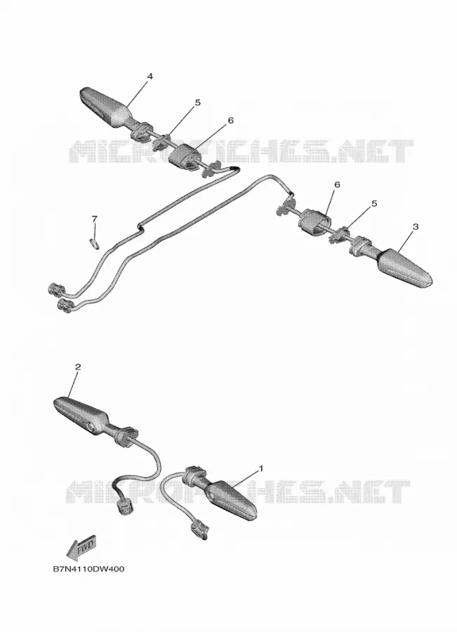 KNIPPERLICHT Yamaha MOTO 900 2023 MT  MT09AP / MTN890