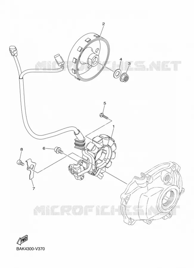DYNAMO Yamaha MOTO 250 2023 WRF  WR250FP