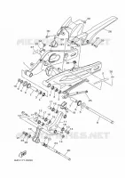 ACHTERBRUG voor Yamaha MT-07 2023