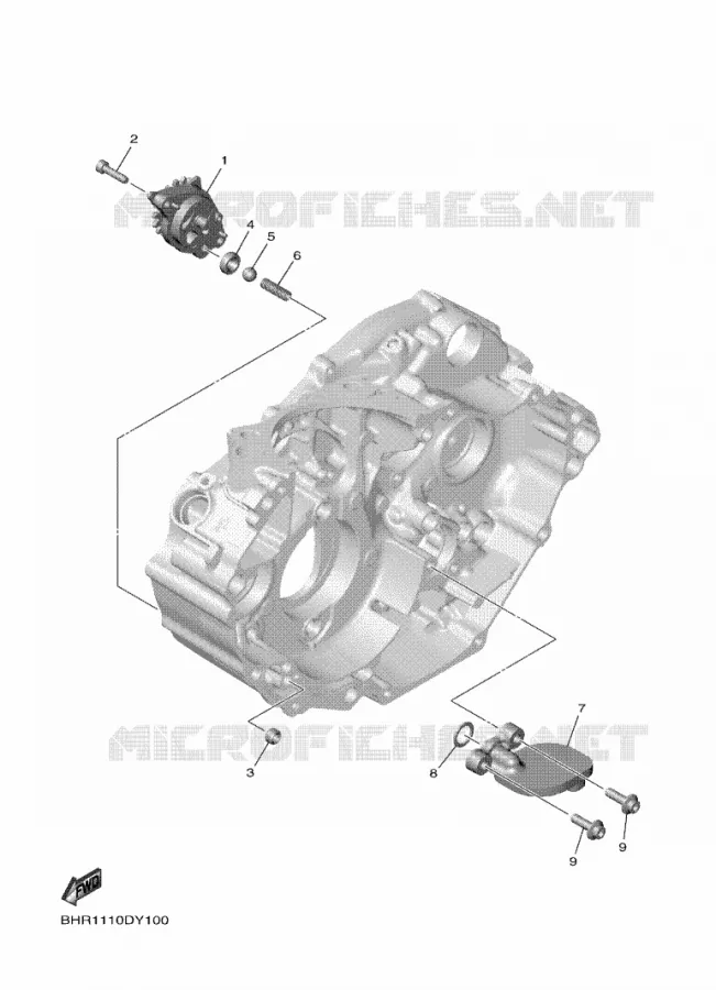 OLIEPOMP Yamaha MOTO 450 2023 YZF  YZ450FP