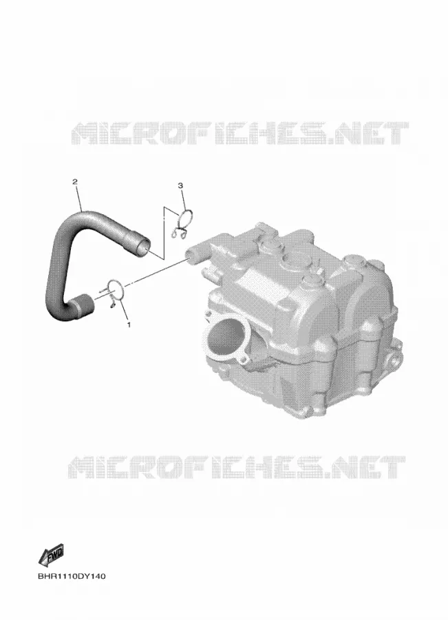 AIR INDUCTION SYSTEM AIS Yamaha MOTO 450 2023 YZF  YZ450FP