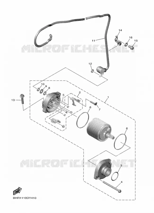 STARTMOTOR Yamaha MOTO 450 2023 YZF  YZ450FP
