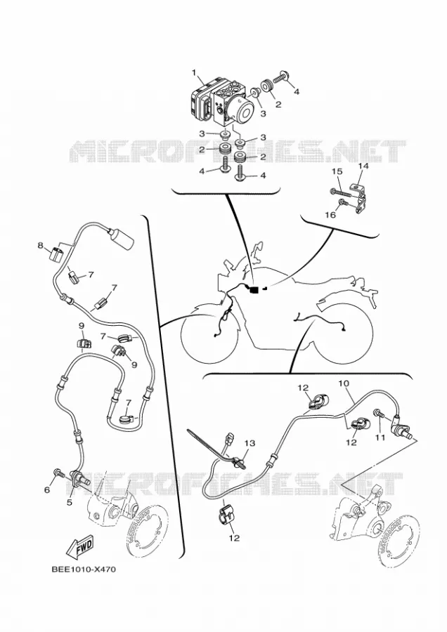 ELECTRISCH 3 Yamaha MOTO 700 2023 XSR  XSR700AP / MTM690