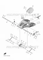 ACHTERBRUG voor Yamaha YZF-R1 2023