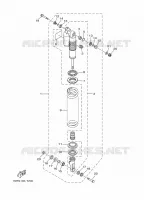 ACHTER SCHOKBREKER voor Yamaha YZ 125 X 2023