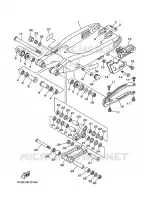 ACHTERBRUG voor Yamaha YZ 125 X 2023