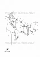 RADIATEUR / SLANG voor Yamaha YZ 125 X 2023