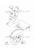 UITLAAT voor Yamaha YZ 125 X 2023