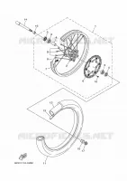VOORWIEL voor Yamaha YZ 125 X 2023