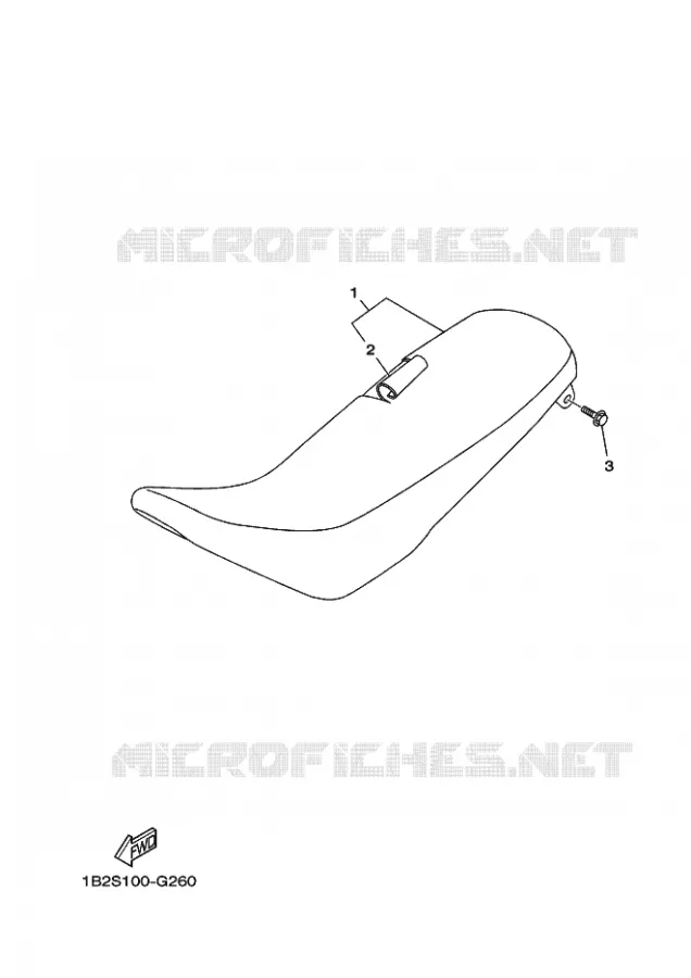 SELLE Yamaha MOTO 125 2023 TTR  TT-R125LEP / TT-R125LWE