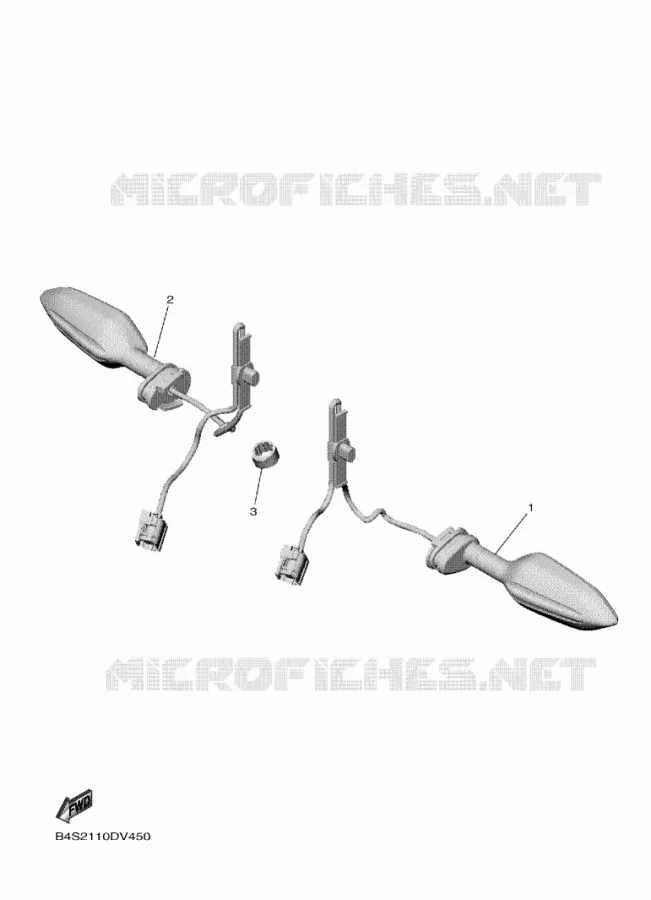 KNIPPERLICHT Yamaha MOTO 1000 2022 R1  YZF1000D