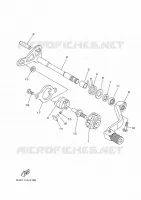 SCHAKEL STANG / PEDAAL voor Yamaha YZ 125 Monster Energy Yamaha Racing Edition 2022