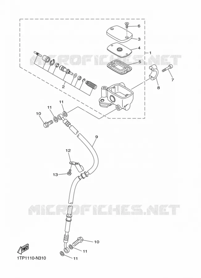REMPOMP VOOR Yamaha MOTO 950 2022 BOLT  XVS950CUD