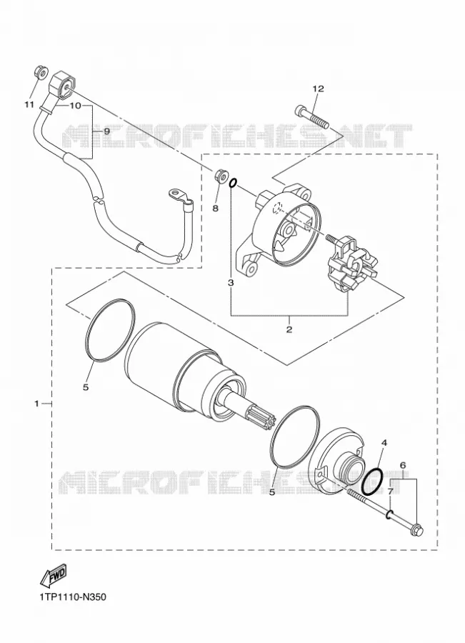 STARTMOTOR Yamaha MOTO 950 2022 BOLT  XVS950CUD