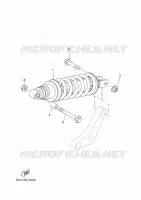 ACHTER SCHOKBREKER voor Yamaha XSR 700 2022