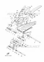ACHTERBRUG voor Yamaha XSR 700 2022