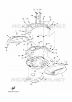 BENZINE TANK 2 voor Yamaha XSR 700 2022
