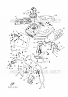 BENZINE TANK voor Yamaha XSR 700 2022