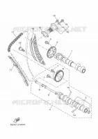 NOKKENAS / KETTING voor Yamaha XSR 700 2022