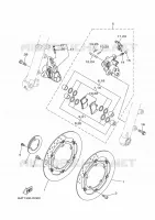 REMKLAUW VOOR voor Yamaha XSR 700 2022