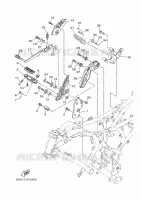 STANDAARD / VOETSTEUN 2 voor Yamaha XSR 700 2022