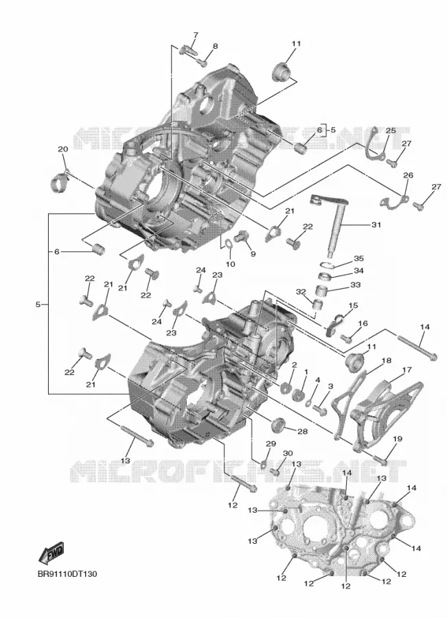 CARTERDELEN Yamaha MOTO 450 2021 YZF  YZ450FMX