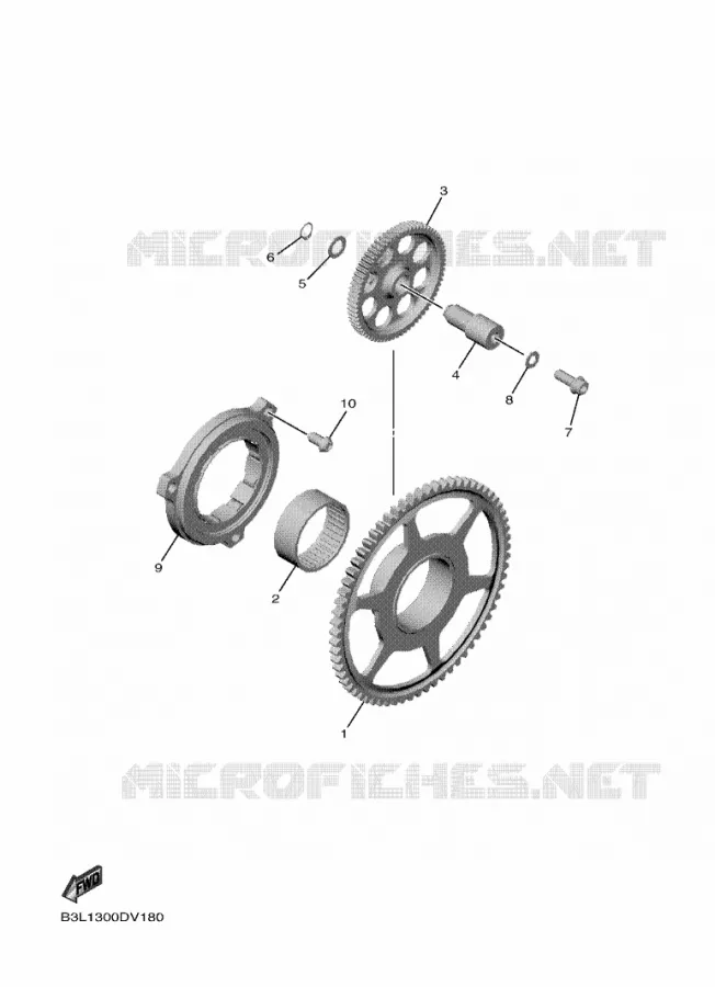 STARTMOTOR Yamaha MOTO 1000 2021 R1M  YZFR1MAML / YZF1000D