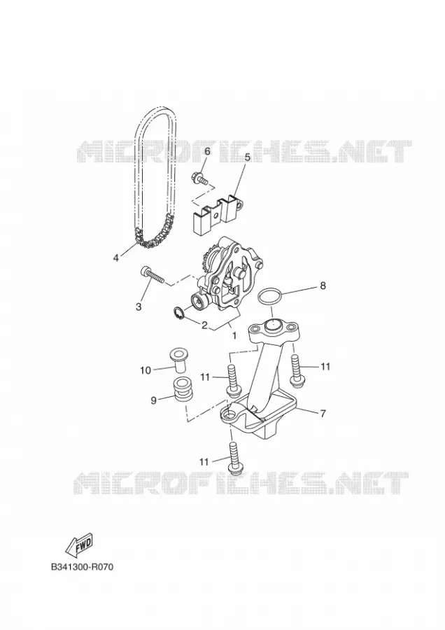 OLIEPOMP Yamaha MOTO 700 2021 TENERE  XTZ07AM / XTZ690