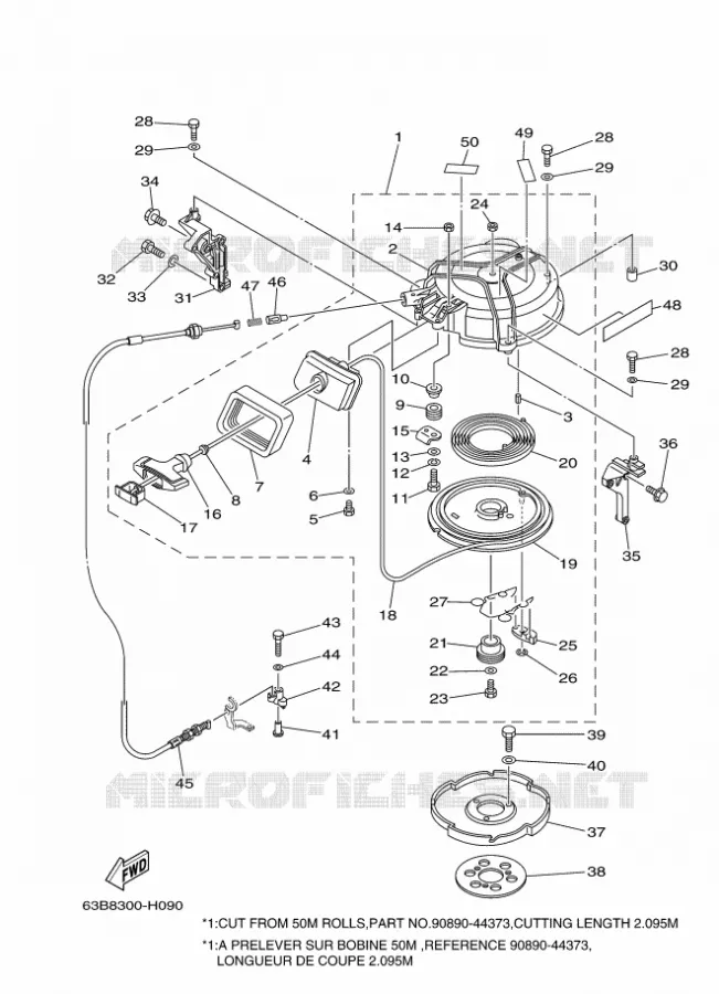 KICKSTART PEDALEN Yamaha OUTBOARD ENGINES 40hp (29.4kW) 2015 40  40VMHOS