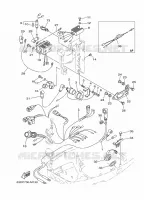 ELECTRISCH 2 voor Yamaha 40V Electric Starter, Remote Control, Manual Tilt, Oil Injection, Shaft 20