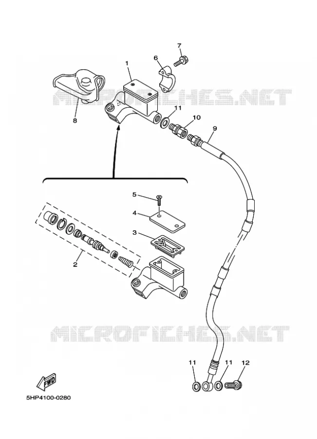 REMPOMP VOOR Yamaha MOTO 125 2021 TTR  TTR125LEML / TT-R125LWE