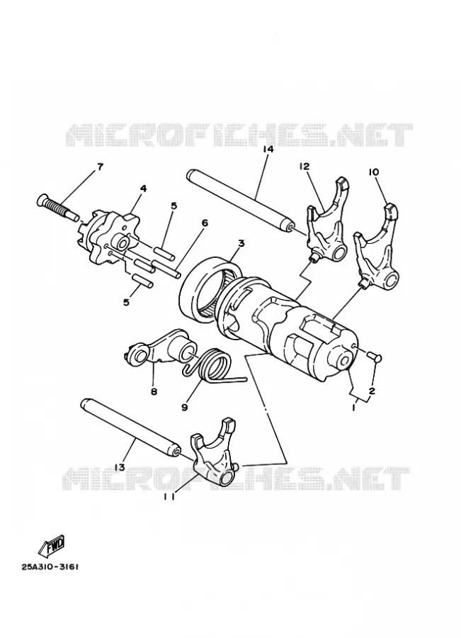 SCHAKELWALS Yamaha MOTO 230 2021 TTR  TTR230ML