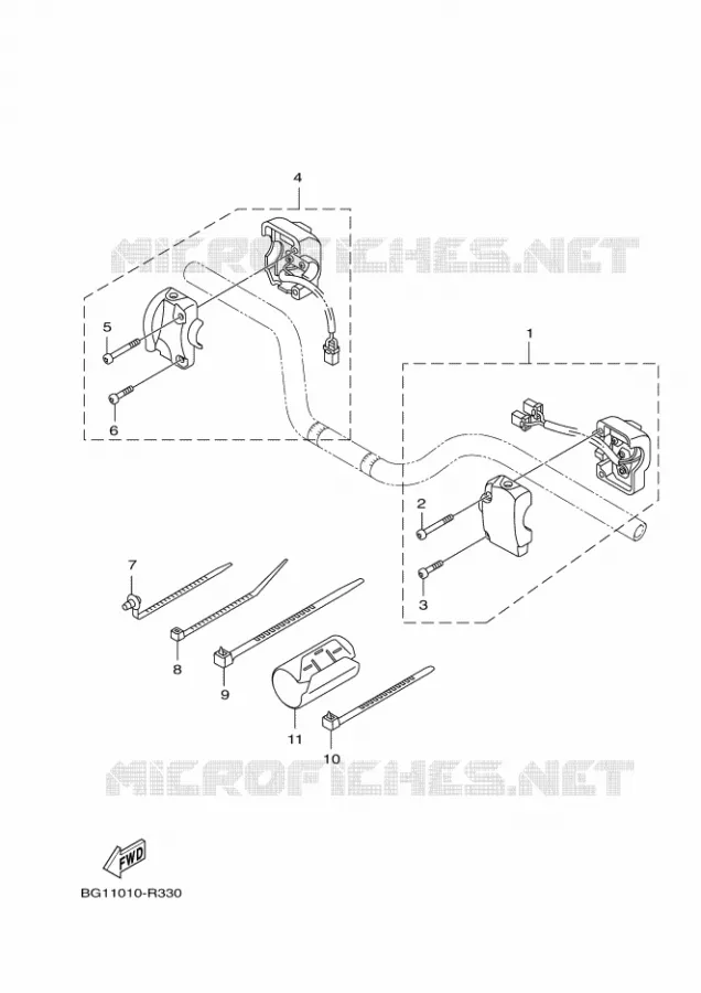 STUURSCHAKELAAR / HEVEL Yamaha MOTO 125 2021 BWS  YW125MB/L