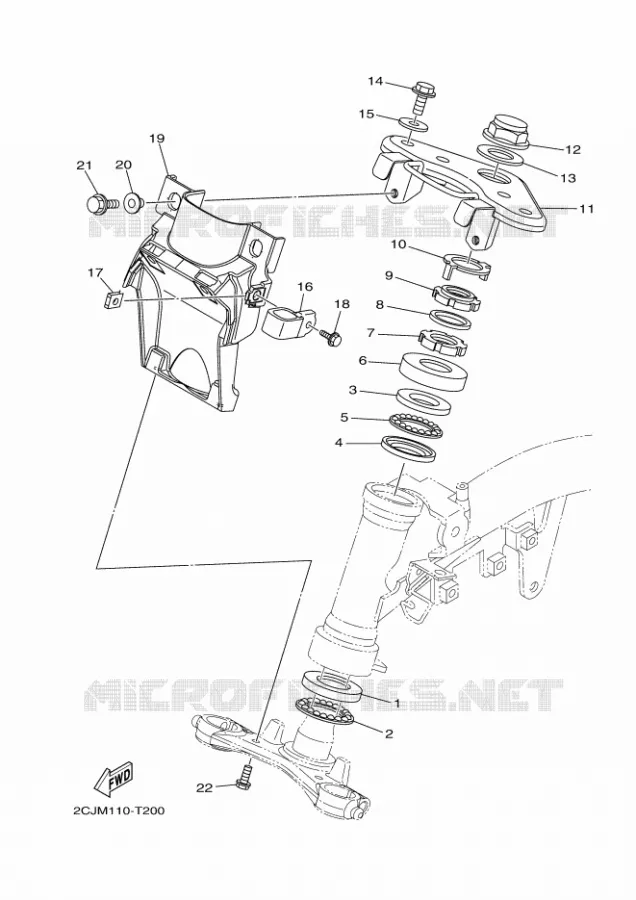 STUUR Yamaha MOTO 50 2021 TTR  TTR50EML