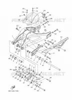 ACHTERBRUG voor Yamaha TRACER 900 GT 2020