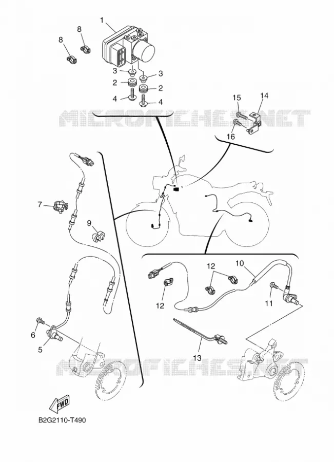 ELECTRISCH 3 Yamaha MOTO 450 2020 YZF  YZ450F