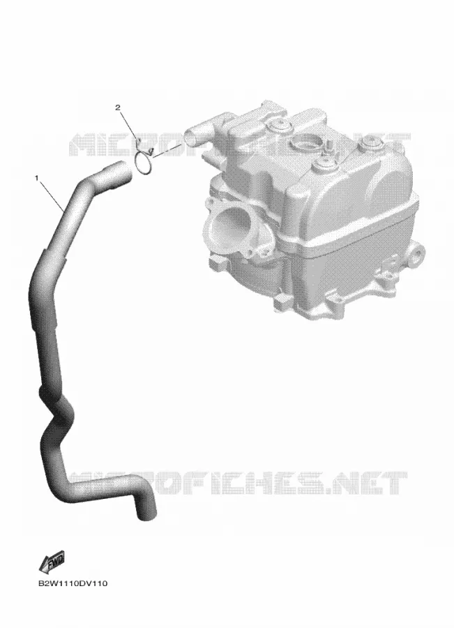 AIR INDUCTION SYSTEM AIS Yamaha MOTO 450 2020 YZF  YZ450F