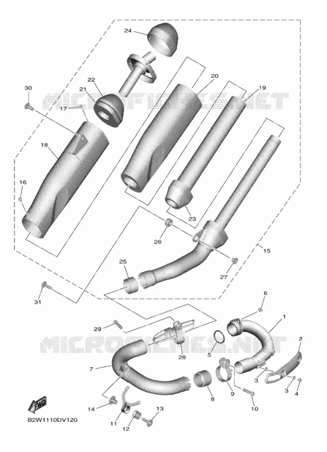 UITLAAT Yamaha MOTO 450 2020 YZF  YZ450F