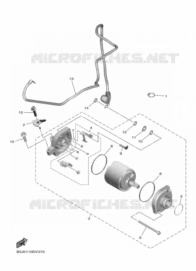 STARTMOTOR Yamaha MOTO 450 2020 YZF  YZ450FXL