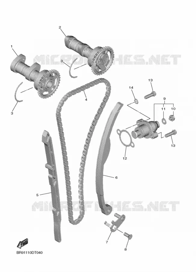 NOKKENAS / KETTING Yamaha MOTO 450 2020 YZF  YZ450FXL