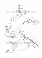 REMPOMP ACHTER voor Yamaha TRACER 900 2020