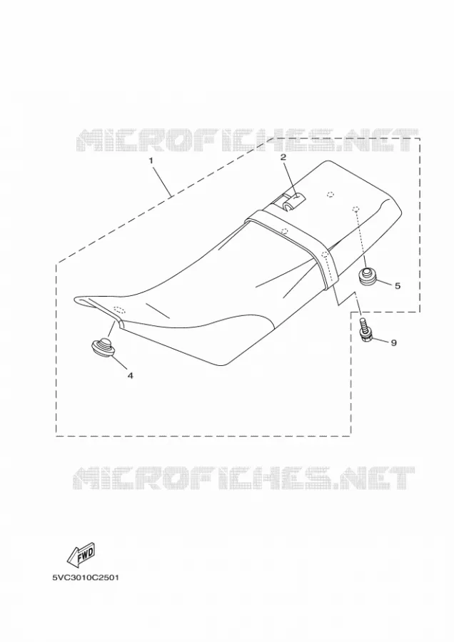 SELLE Yamaha MOTO 200 2020 TW  TW200L1 / TW200E