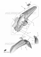 SPATBORD voor Yamaha YZ 250 FX 2020