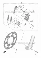REMKLAUW VOOR voor Yamaha YZ 250 FX 2020