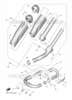 UITLAAT voor Yamaha YZ 250 FX 2020